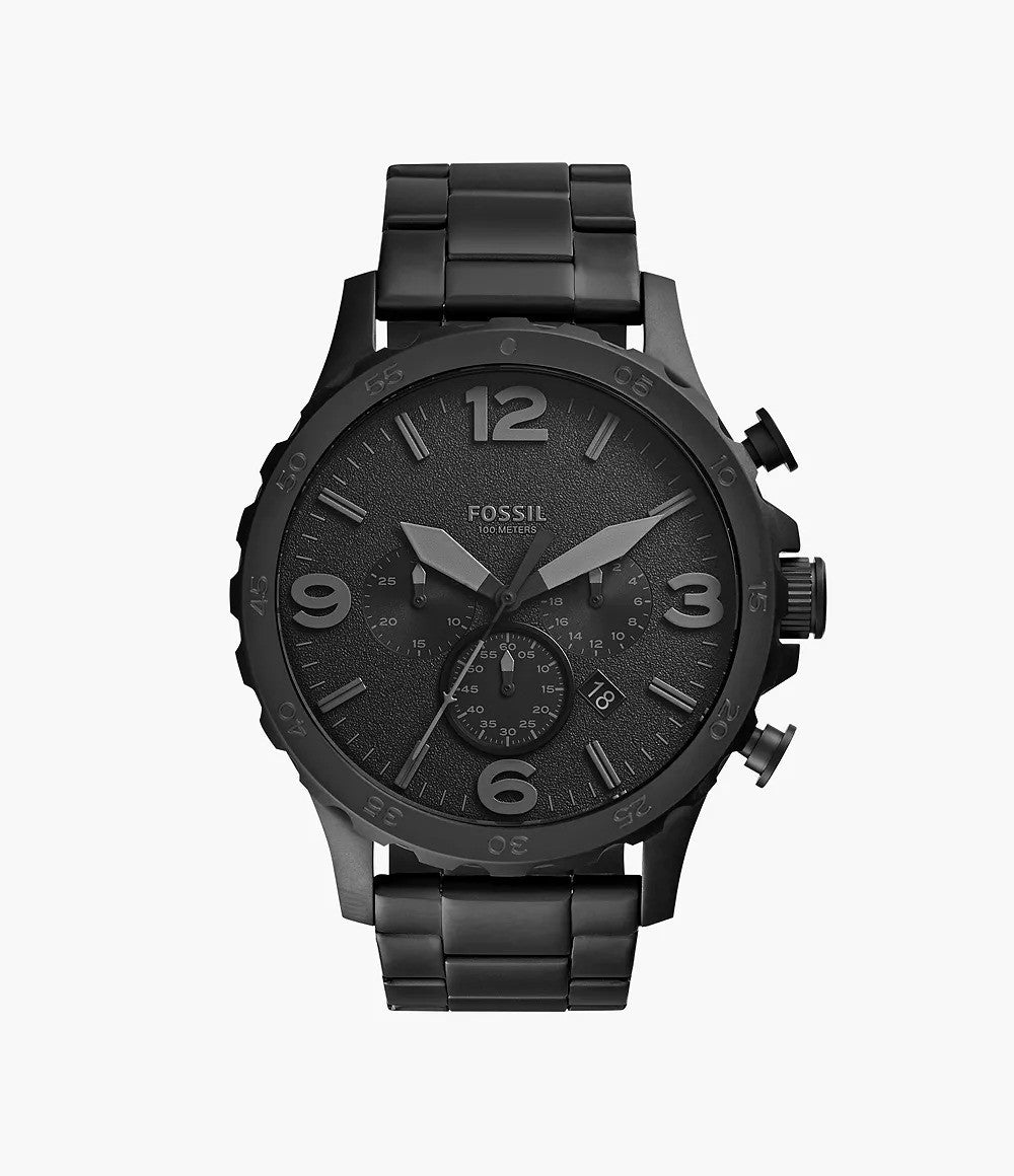 Fossil Black NATE JR1401