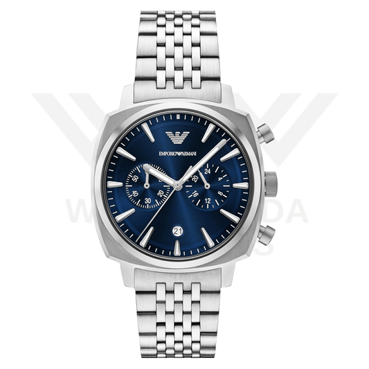 EMPORIO ARMANI CHRONOGRAPH STAINLESS STEEL WATCH